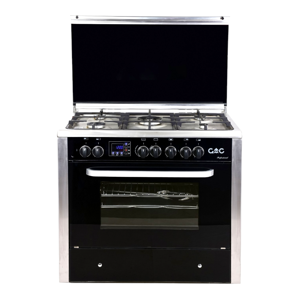 بوتاجاز جي ام سي 5 شعلة اسود زجاجي